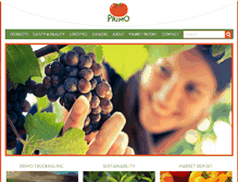 Tablet Screenshot of primoproduce.com